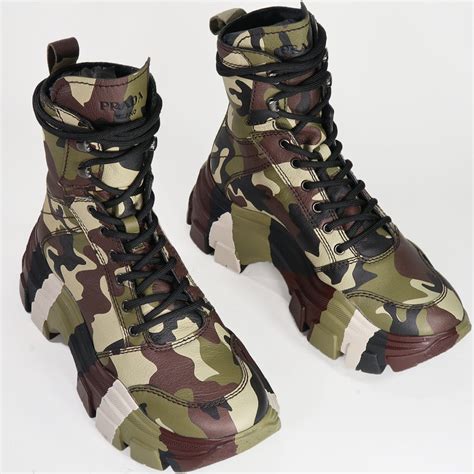 prada original perfume boots|prada boots camouflage.